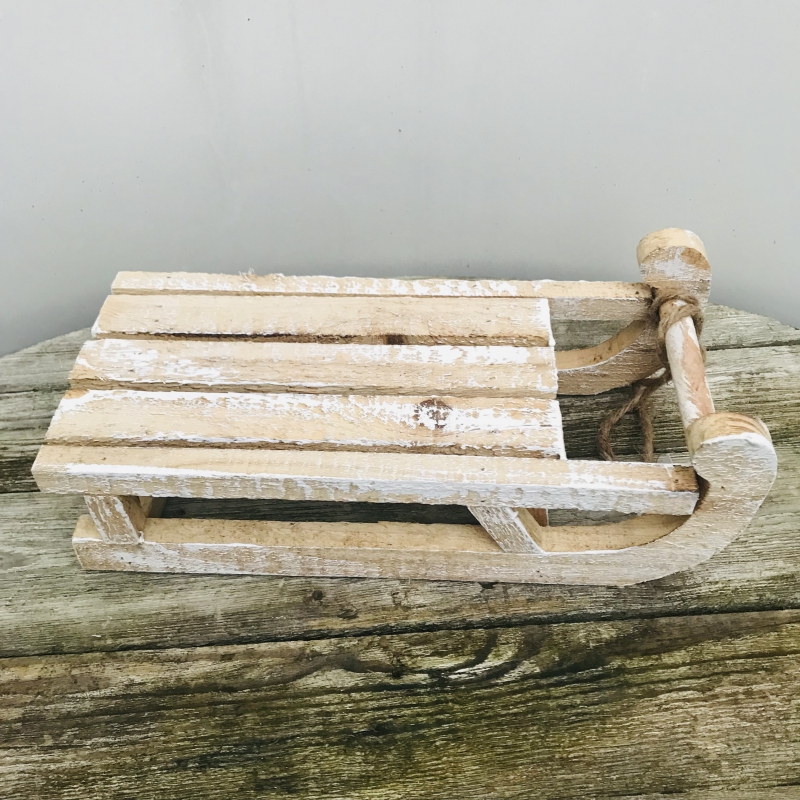 Dekoračné sánky drevené