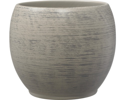 Obal na kvetináč keramický sivý veľký ´Alberta´