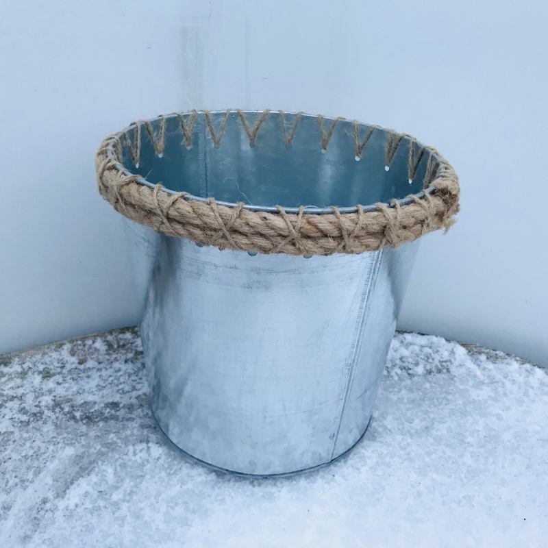 Obal na kvetináč plechový