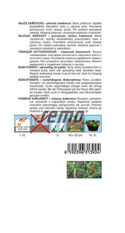 Semo Rajčiak Kríčkový ´Tumbling Tom YELLOW´