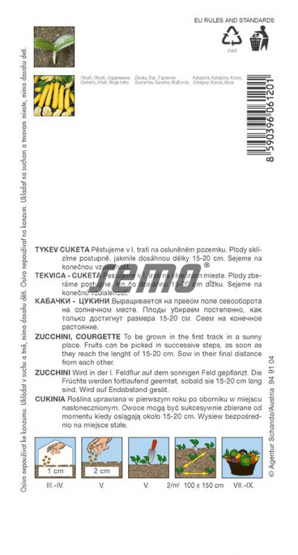 Semo Cuketa žltá ´Goldline F1´