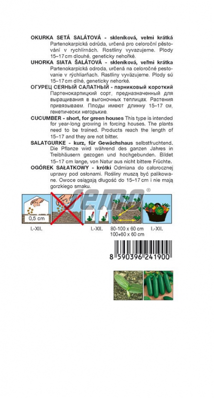 Semo Uhorka siata šalátová ´Baby F1´