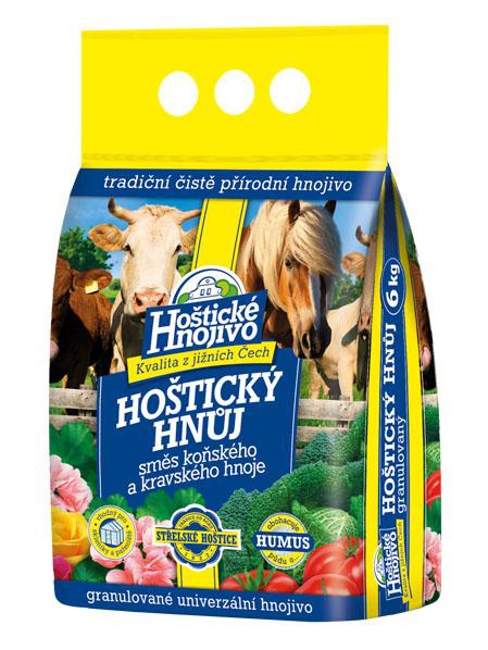 Hoštický hnoj zmes kravského a konského 6kg