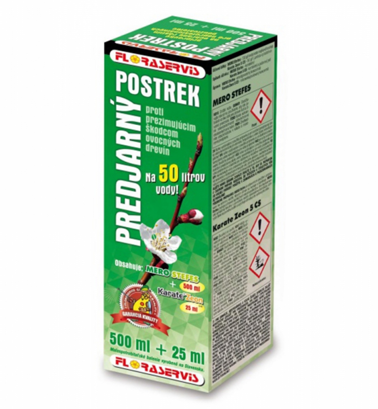 PREDJARNÝ POSTREK  500 ml + 25 ml