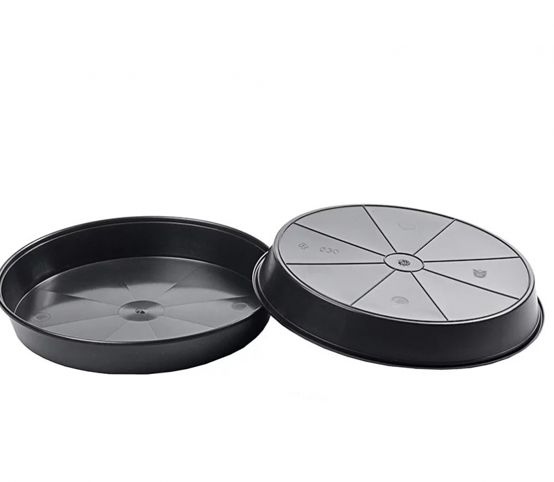 Miska pod kvetináč  35cm čierna