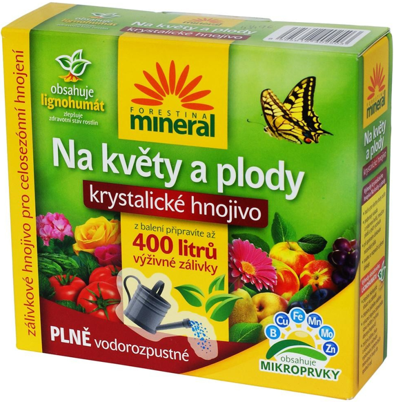 FORESTINA Mineral kryštalické hnojivo na kvety a plody 400 g