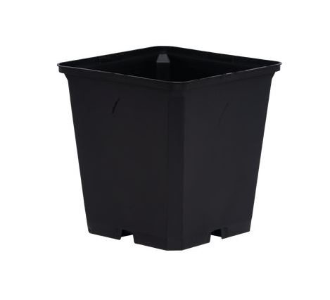 Kvetináč plastový hranatý 13x13x13