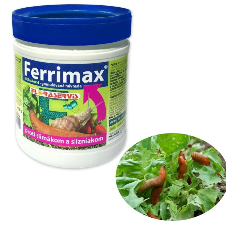 Ferrimax 500g - prípravok proti slimákom