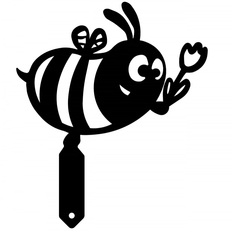 Záhradný zápich – včela 30cm