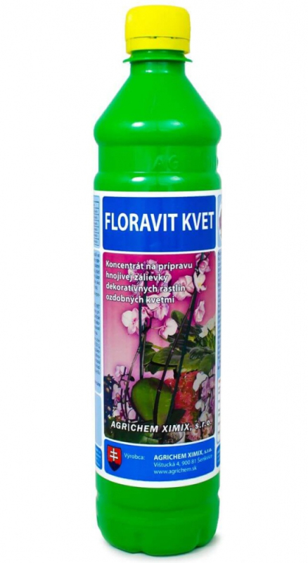 Floravit Kvet 0,5l - hnojivo na kvitnúce rastliny