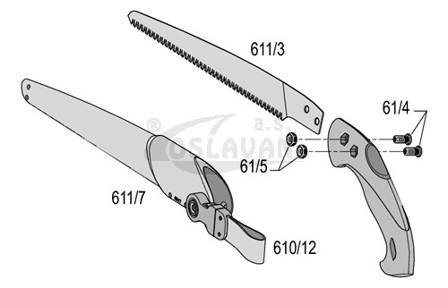 Felco 611/3 (Pílka Felco 611) plát