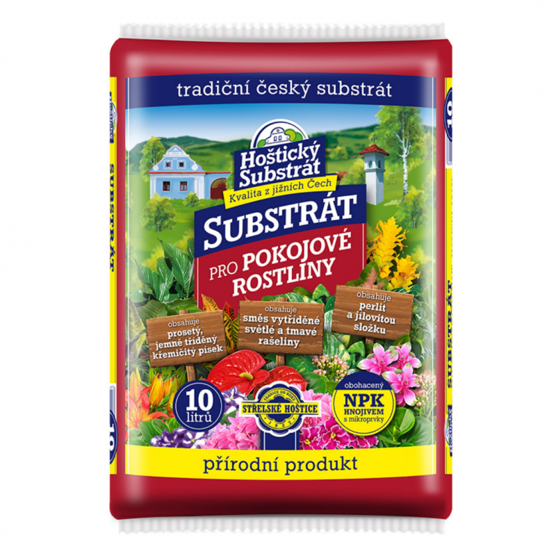 Hoštický Substrát na izbové rastliny 10l
