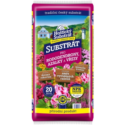Hoštický Substrát na rododendróny, azalky a vresy 20l