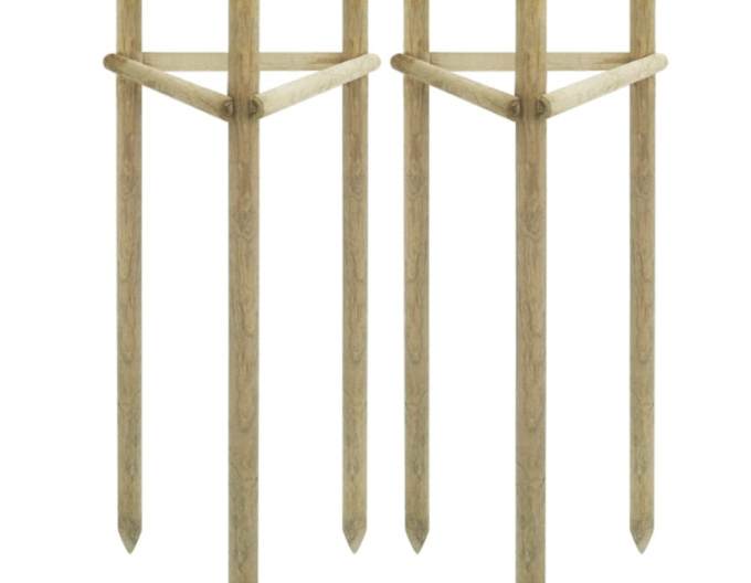 Oporný kôl s hrotom priemer  5cm - výška 250cm