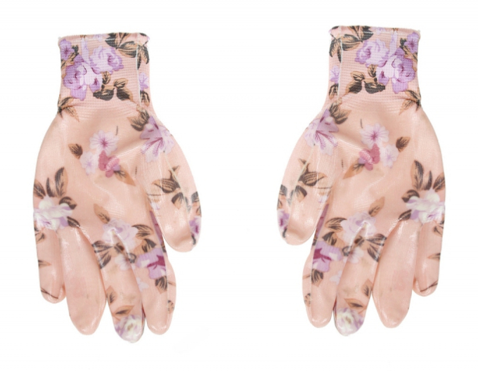 Bradas Nitrox flowers Pracovné rukavice