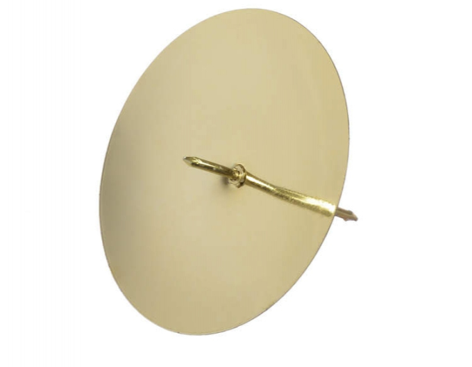 Úchytka pod sviečku zlatá 7cm 4ks