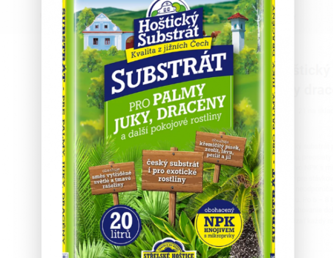 Hoštický Substrát na palmy, juky, draceny 20l