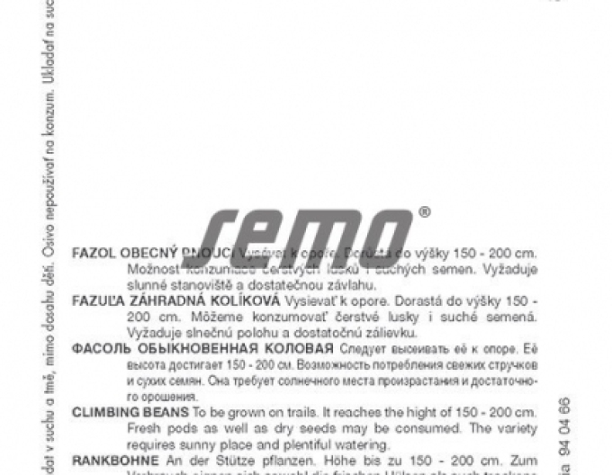 Semo Fazuľa záhradná tyčová ´Supermarconi Limca´