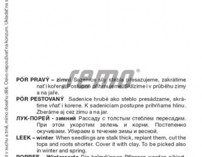 Semo Pór pravý ´Odrín F1´