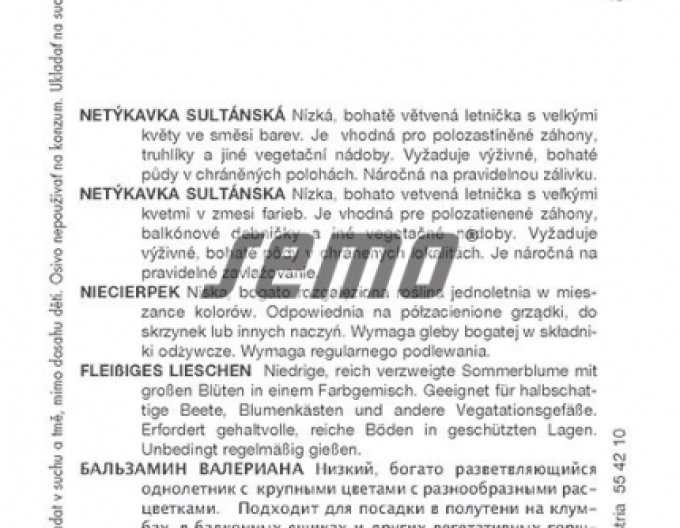 Semo Netýkavka sultánska ´Zmes´