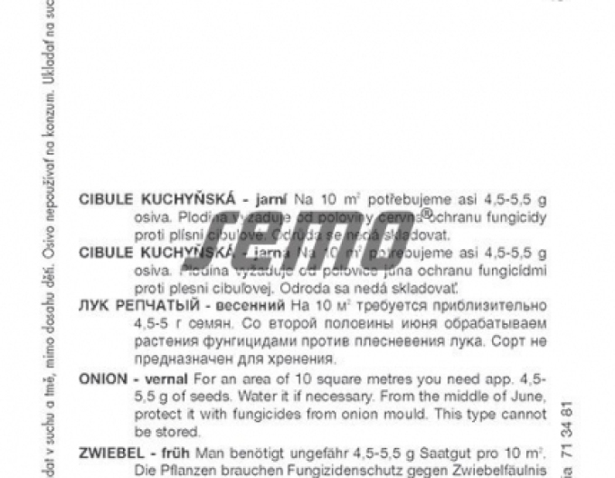 Semo Cibuľa kuchynská jarná  ´Pompei´