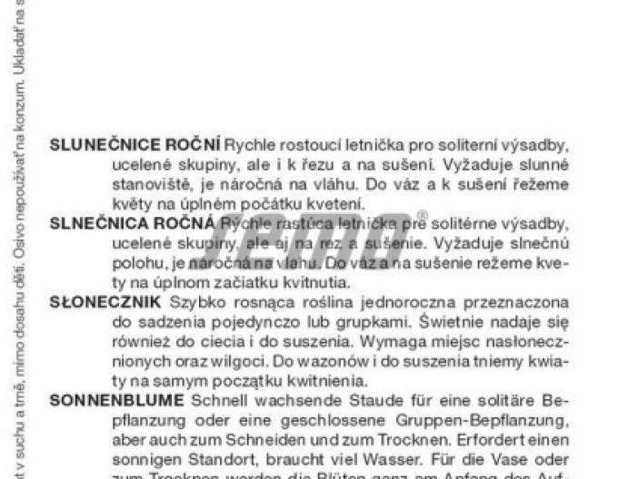 Semo Slnečnica ročná ´Claret F1´