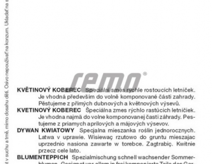 Semo Kvetinový koberec ´Modrobiele Nebo´