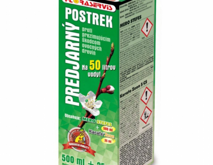 PREDJARNÝ POSTREK  500 ml + 25 ml