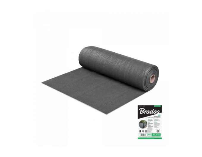 Tieniaca sieť 90% - Antracit - 1,5 x 25m