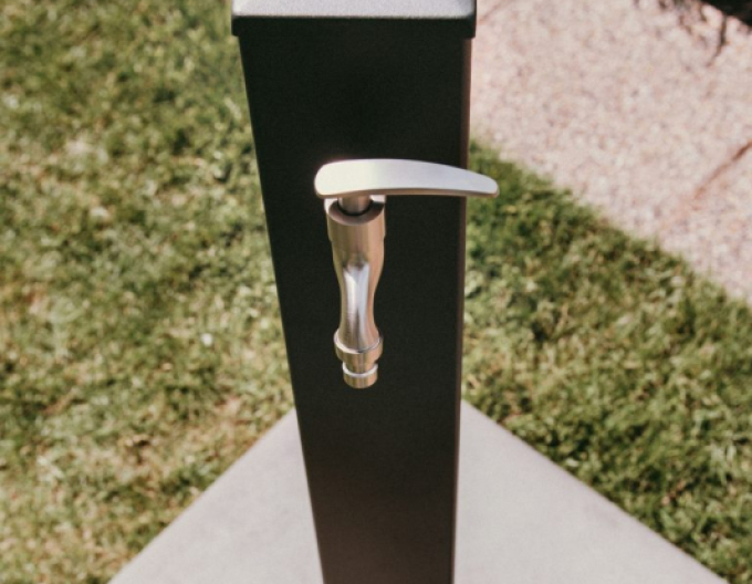 Stĺpik na vodu Luxe - antracit