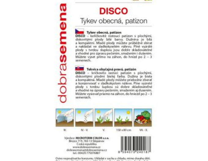 Dobrá semena Patizon ´Disco´