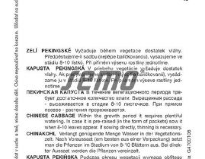 Semo Kapusta pekinská ´Concord F1´