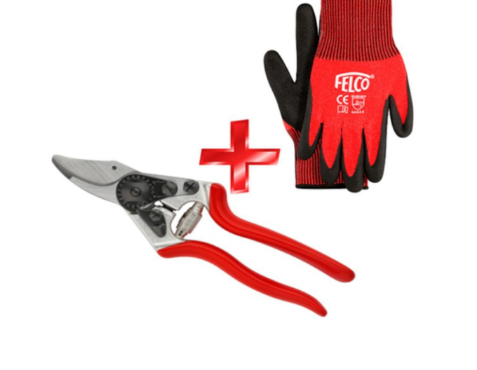 FELCO 6 Nožnice + FELCO 701 - M rukavice